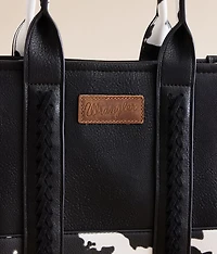 Cow Print Structured Tote
