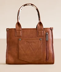 Cow Print Structured Tote