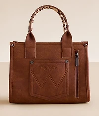 Leopard Print Structured Tote