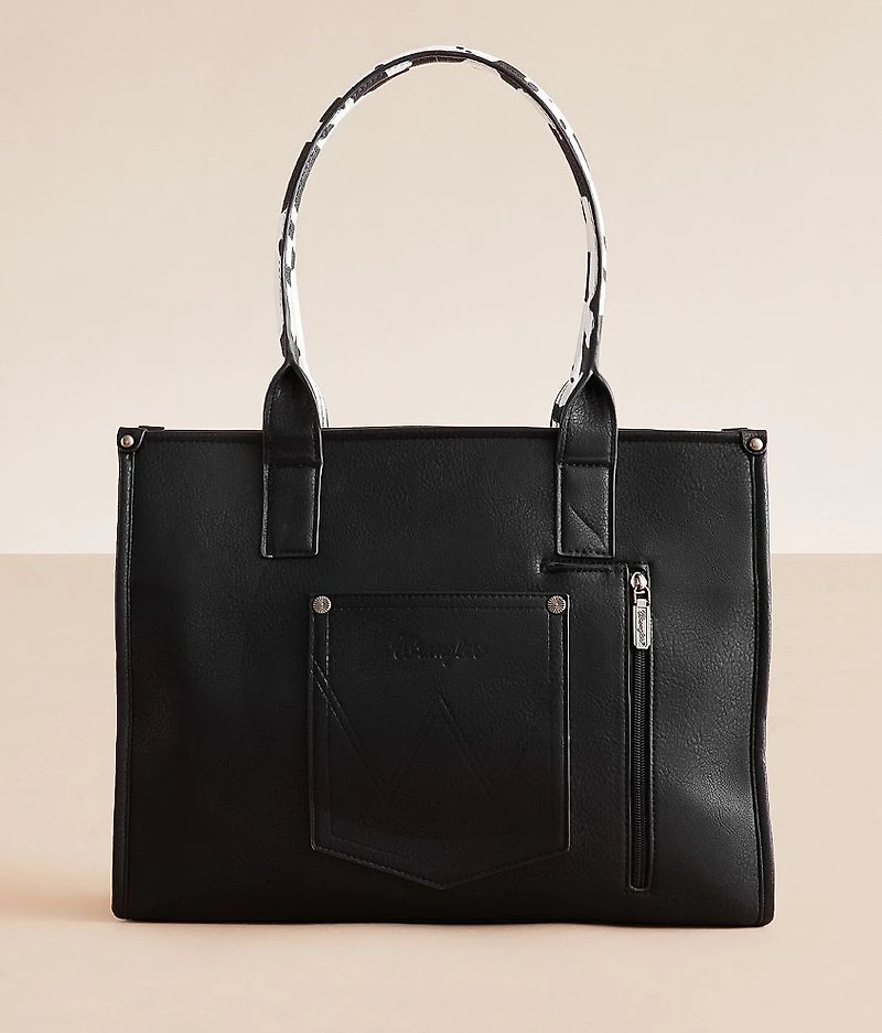 Cow Print Structured Tote