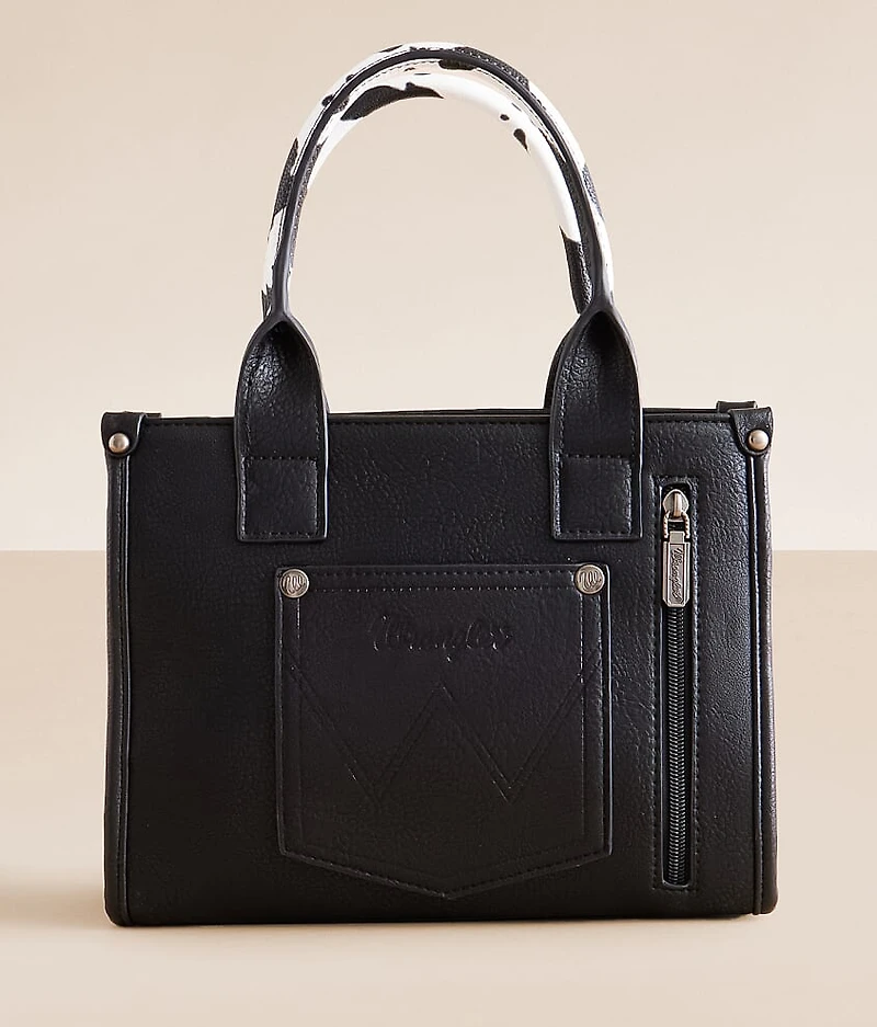 Cow Print Structured Purse