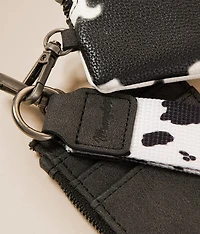 Cow Print Wristlet Wallet