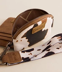 Cow Print Wristlet Wallet