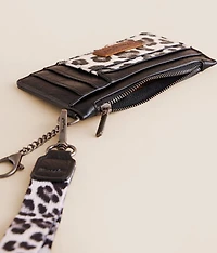 Leopard Wristlet Wallet