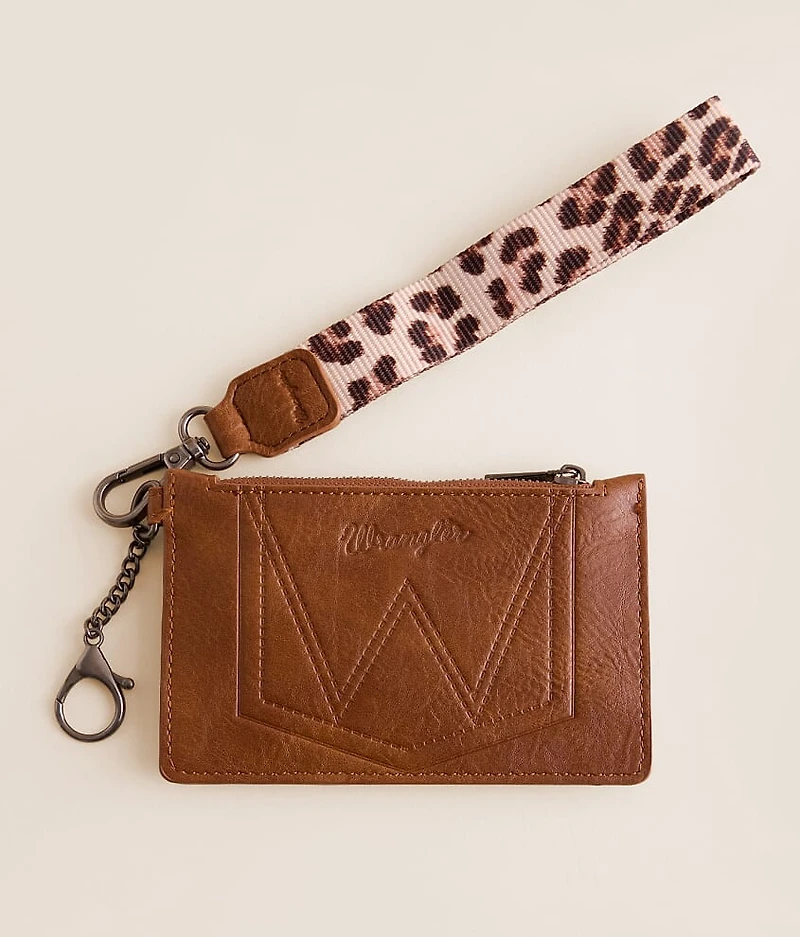 Leopard Wristlet Wallet