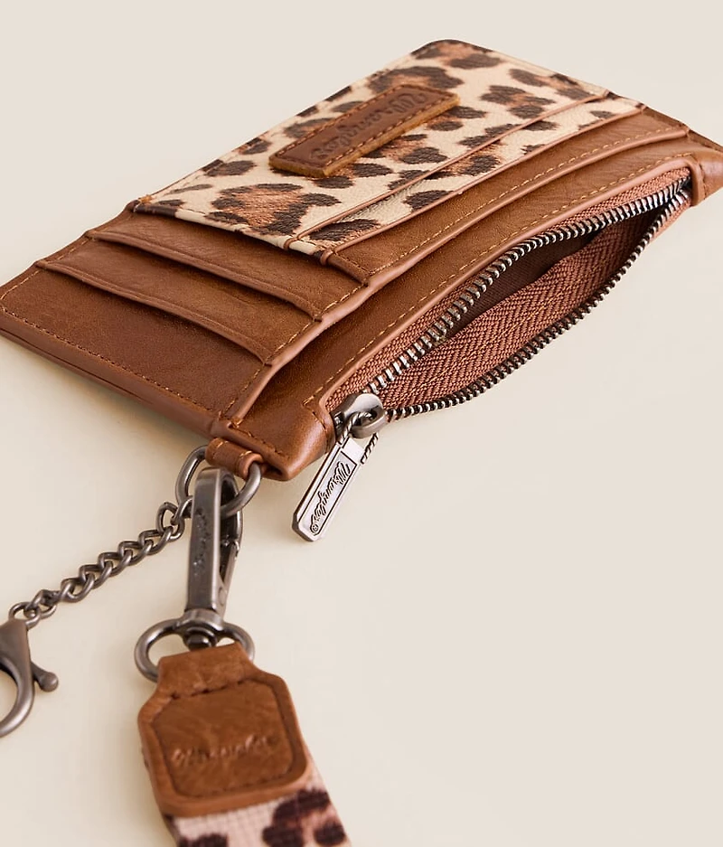 Leopard Wristlet Wallet