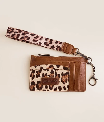 Leopard Wristlet Wallet