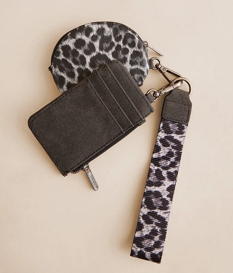 Leopard Wristlet