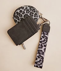 Leopard Wristlet