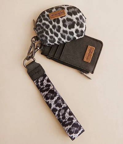 Leopard Wristlet