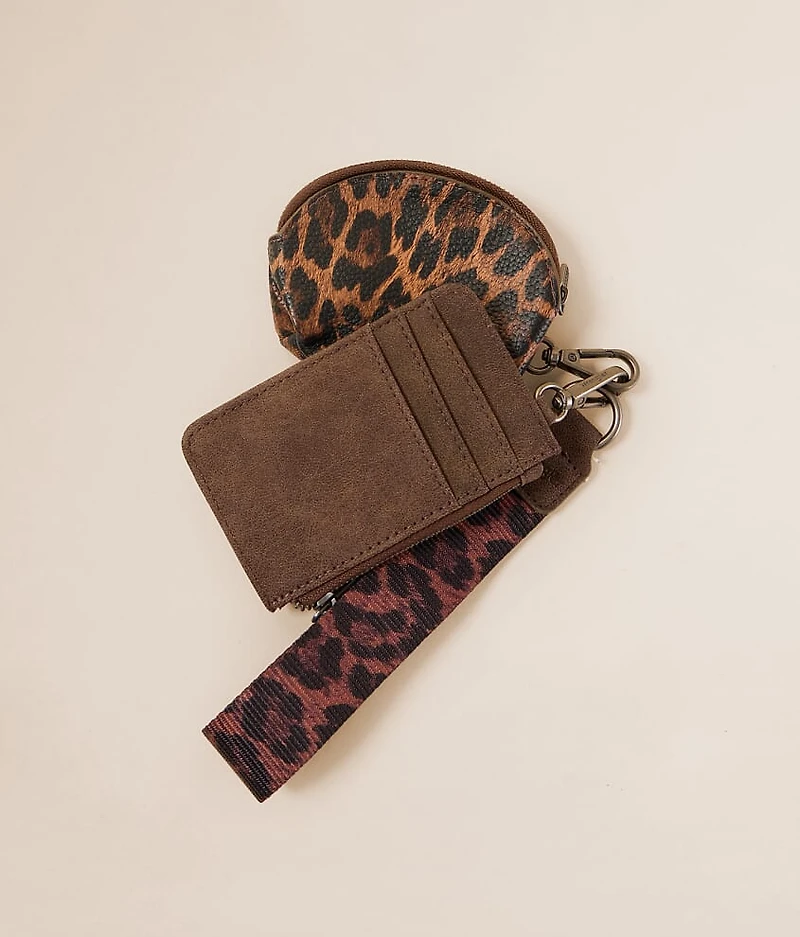 Leopard Wristlet