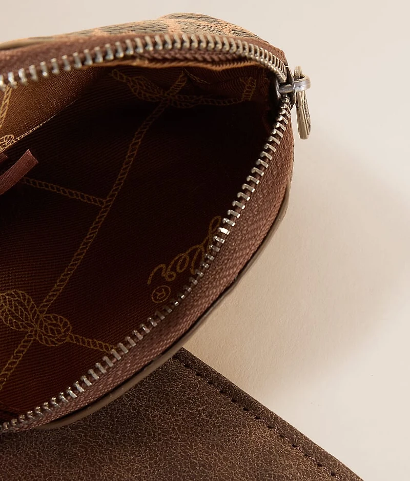 Leopard Wristlet
