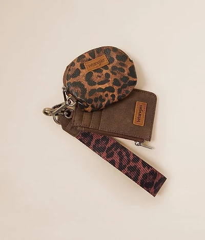 Leopard Wristlet