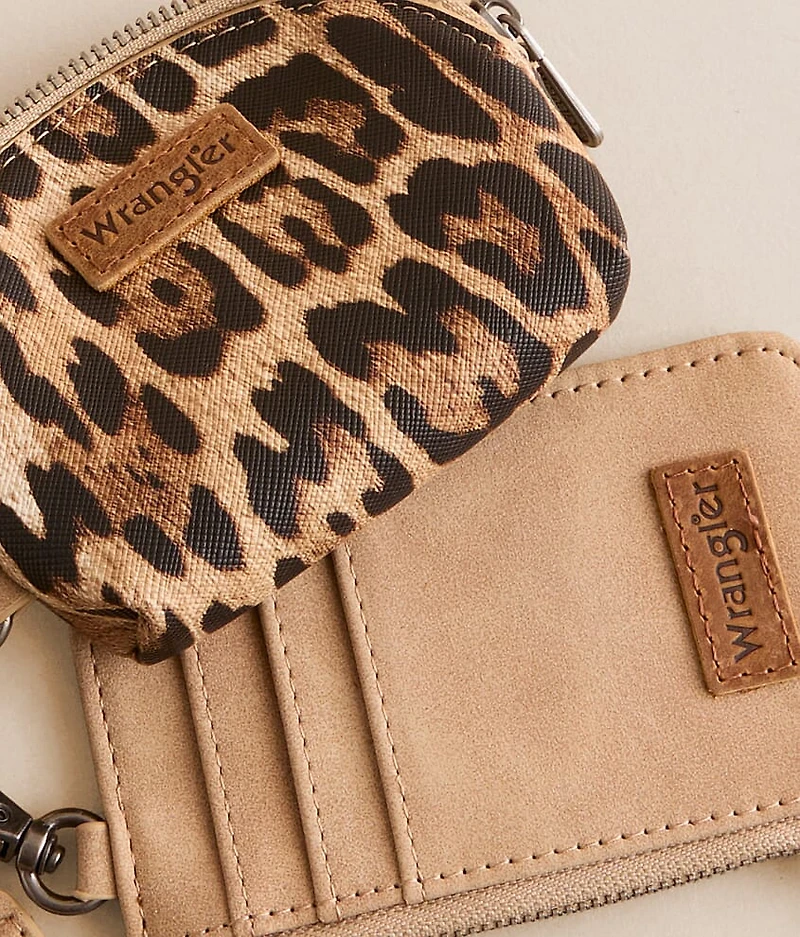 Leopard Wristlet