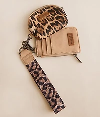 Leopard Wristlet