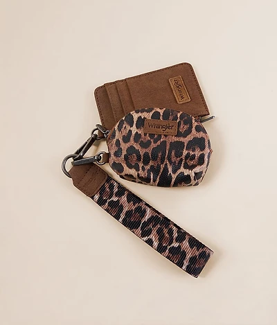 Leopard Wristlet