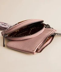 Paisley Embroidered Wristlet Wallet