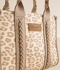 Leopard Print Structured Purse