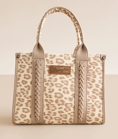 Leopard Print Structured Purse