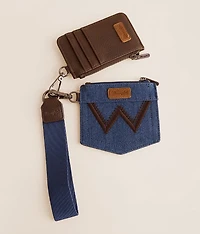 Denim Pocket Wristlet