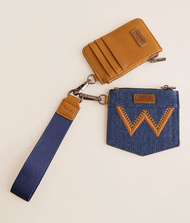 Denim Pocket Wristlet
