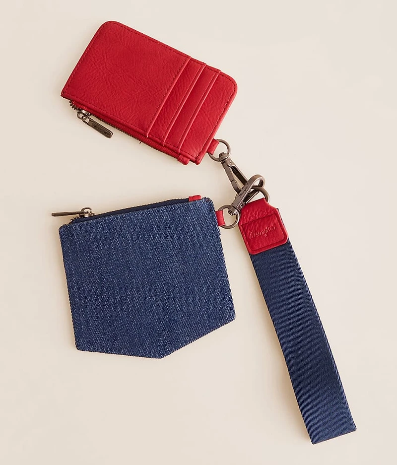 Denim Pocket Wristlet