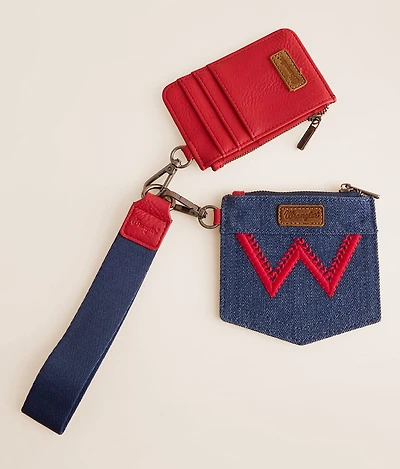 Denim Pocket Wristlet