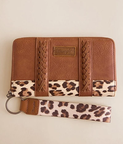 Leopard Wristlet Wallet