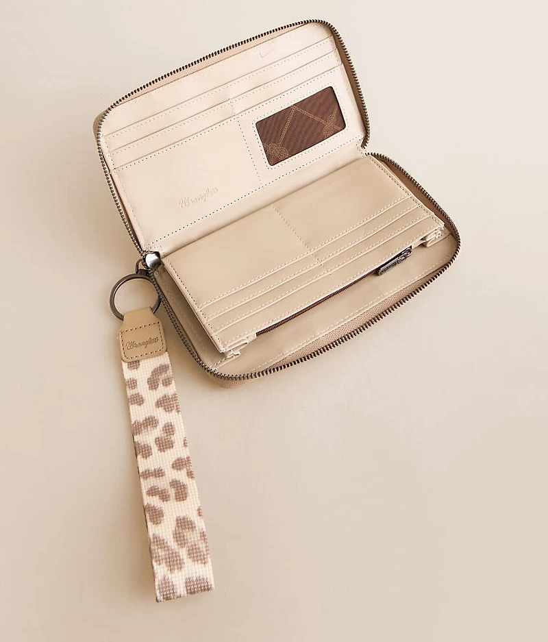 Leopard Wristlet Wallet