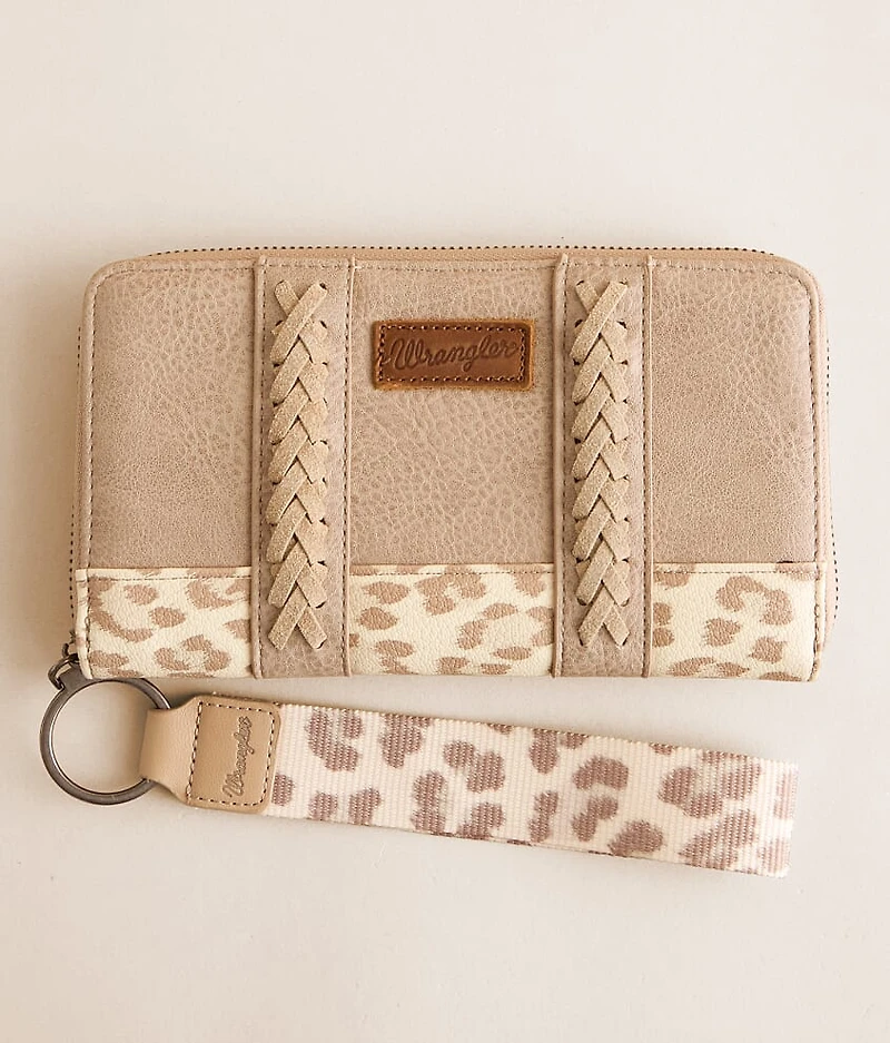 Leopard Wristlet Wallet