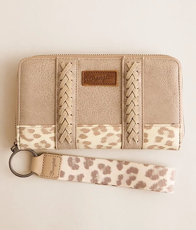Leopard Wristlet Wallet