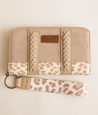 Leopard Wristlet Wallet