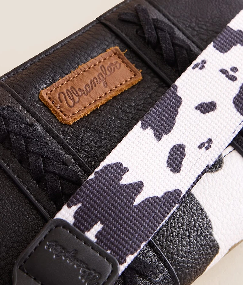 Cow Print Wristlet Wallet