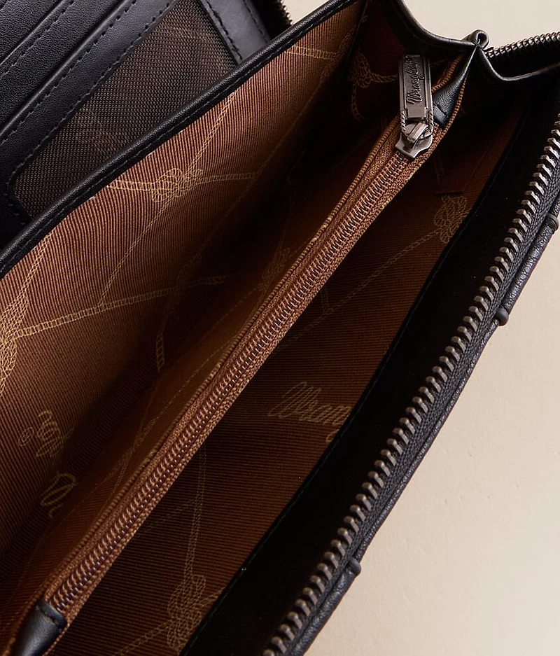 Cow Print Wristlet Wallet