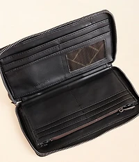 Cow Print Wristlet Wallet