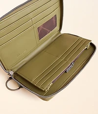 Spencer Canvas Wristlet Wallet