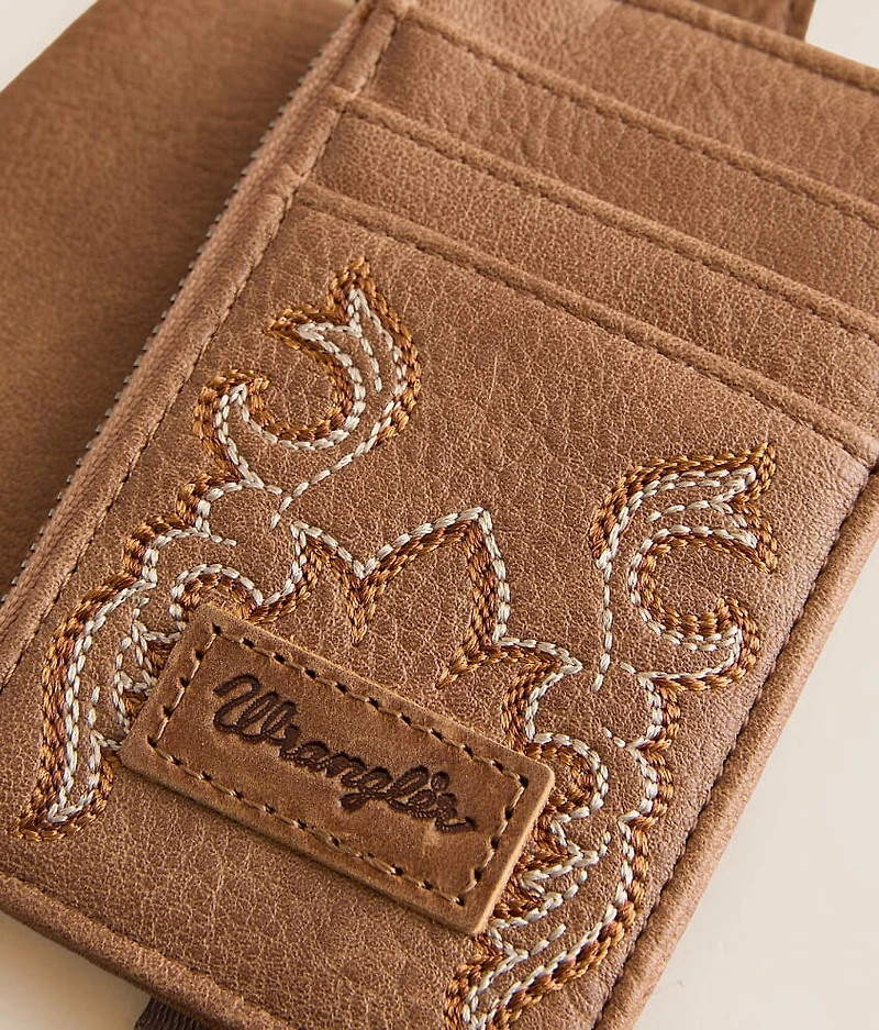 Western Embroidered Wristlet