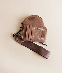 Western Embroidered Wristlet