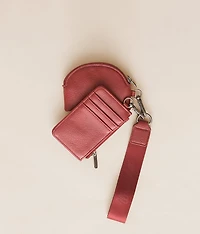 Embroidered Wristlet Wallet