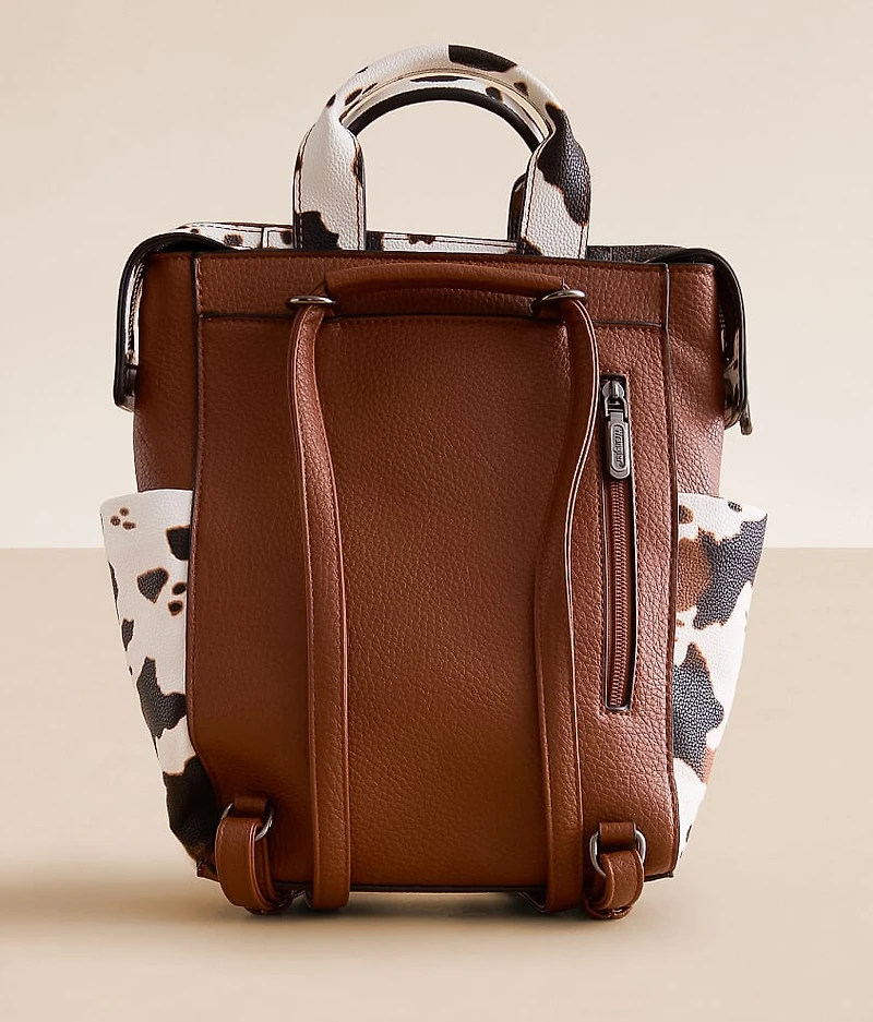 Cow Print Backpack