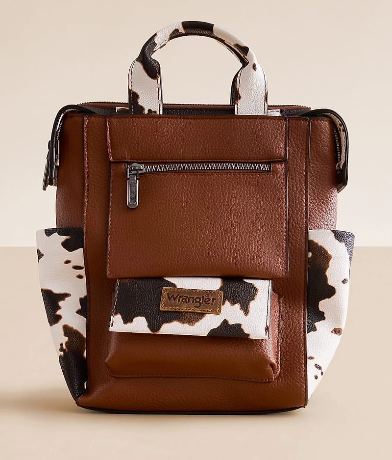 Cow Print Backpack
