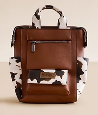 Cow Print Backpack