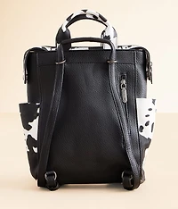 Cow Print Backpack