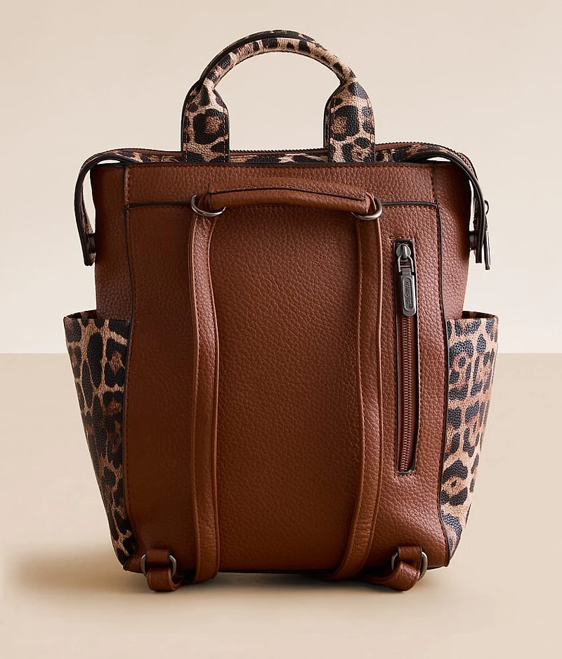 Pieced Leopard Backpack