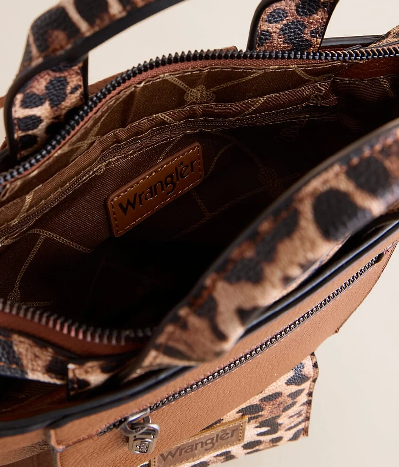 Pieced Leopard Backpack