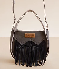 Leather Fringe Crossbody Purse