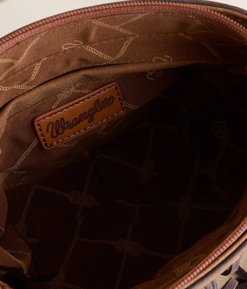 Leather Fringe Crossbody Purse