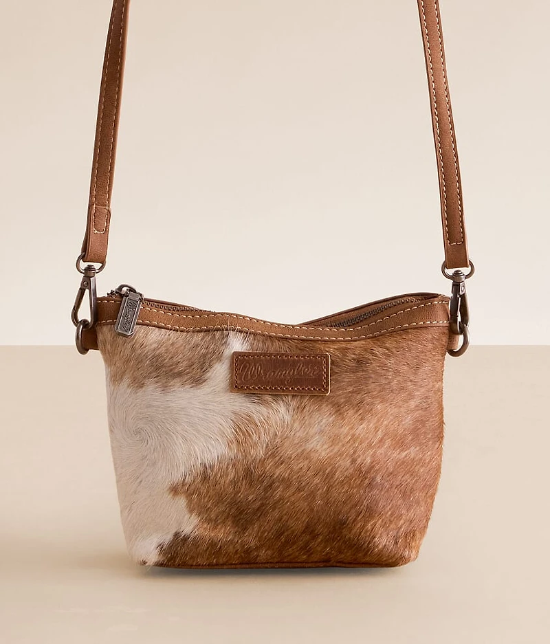 Tooled Leather & Fur Purse