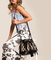 Southwestern Fringe Crossbody Purse