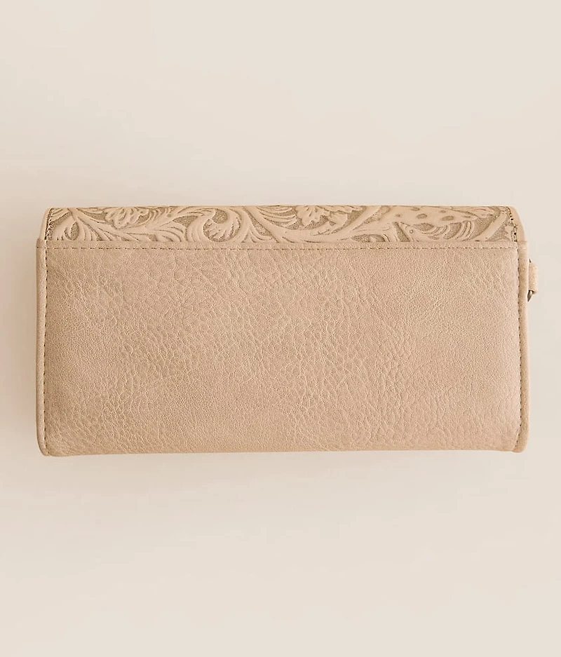 Tooled Wristlet Wallet